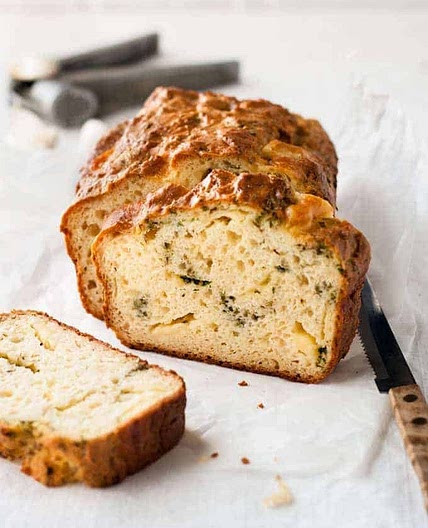 No Yeast Cheese, Garlic and Herb Bread