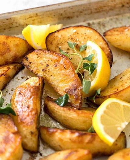 Greek Lemon Potatoes