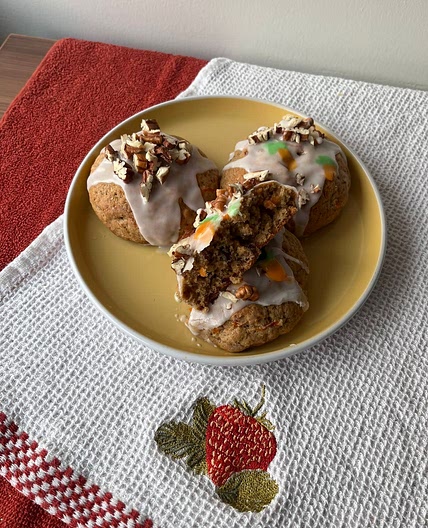 Carrot cake cookies 🥕