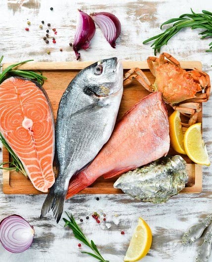 Healthy fish and chips