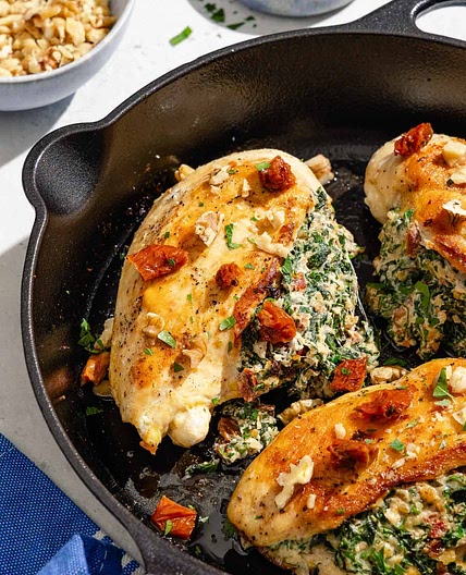 Spinach Stuffed Chicken Breast