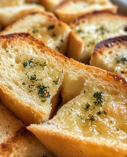 Easy Homemade Garlic Bread with Regular Sliced Bread