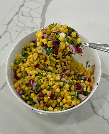 Copycat Chipotle Corn salsa