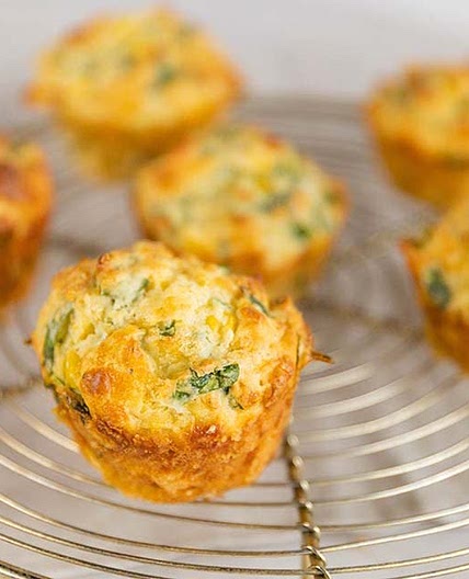 Veggie & Cheese Mini Muffins