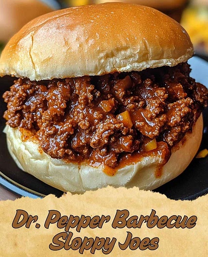 Dr. Pepper Barbecue Sloppy Joes