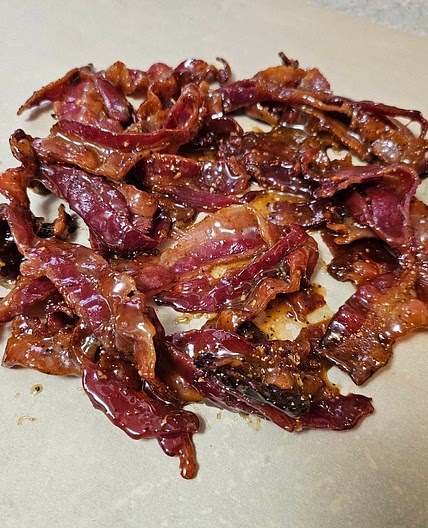 Candied bacon