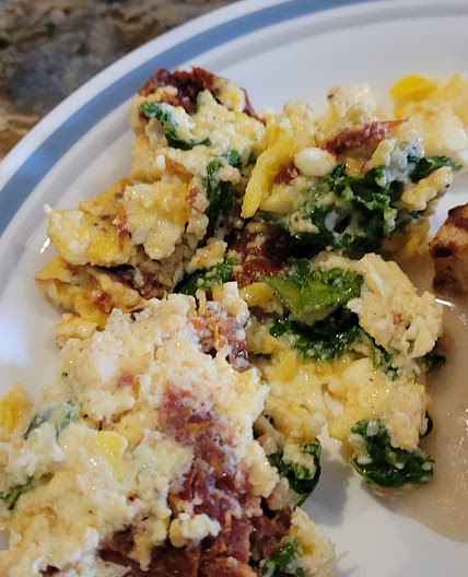 Mediterranean Scrambled Eggs