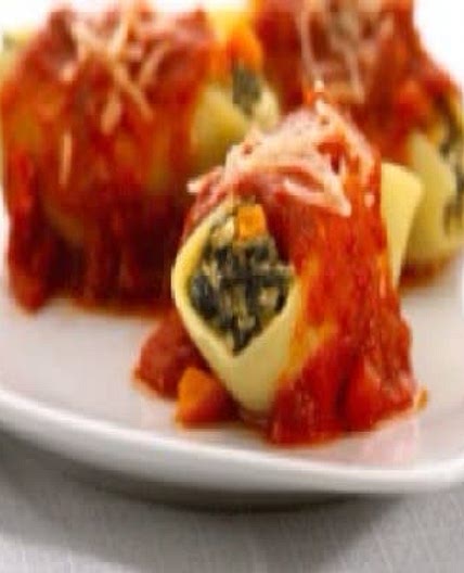Cheese & Spinach Stuffed Shells