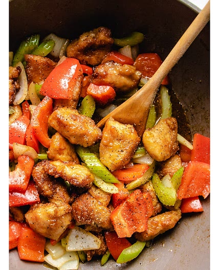 Black Pepper Chicken