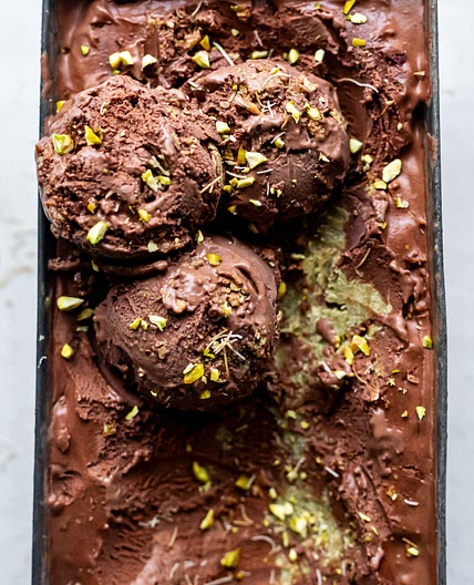 Rich, Decadent Dubai Chocolate Ice Cream