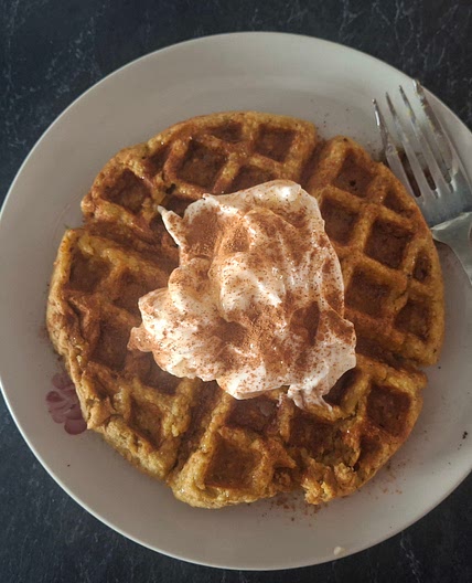 Banana Oat Waffles