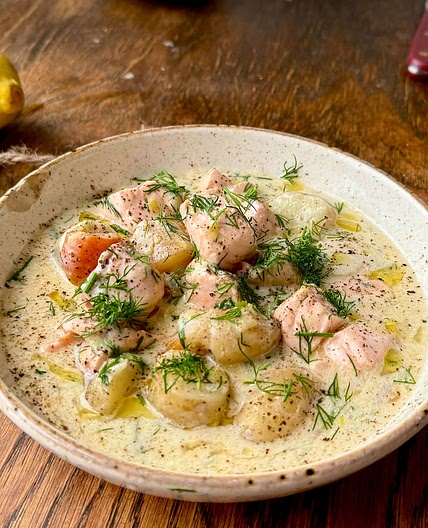 Comforting Salmon Soup in Under 30 Minutes!