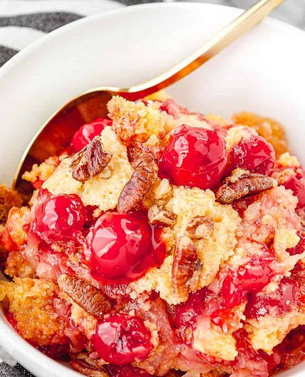 Easy Cherry Pineapple Dump Cake