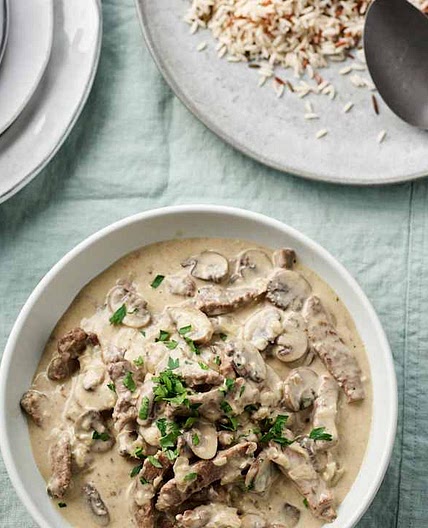 Beef Stroganoff