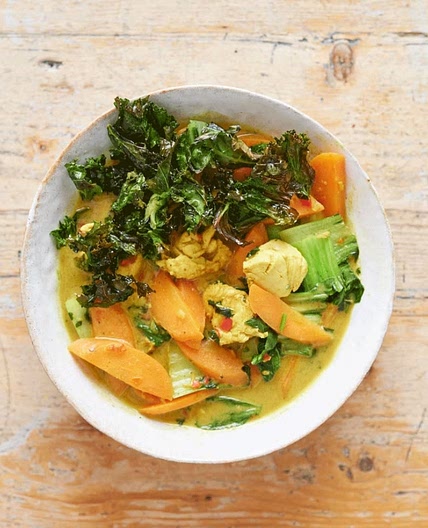 Thai Yellow Curry with Chicken & Kale