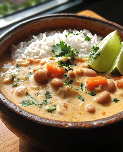 Quick Creamy Coconut Butter Bean Curry (Ready in 30 Minutes!)