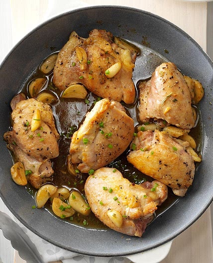 Chicken & Garlic with Fresh Herbs