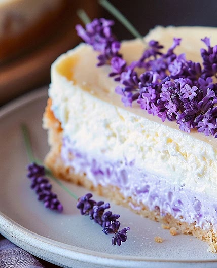 Honey Lavender Cheesecake