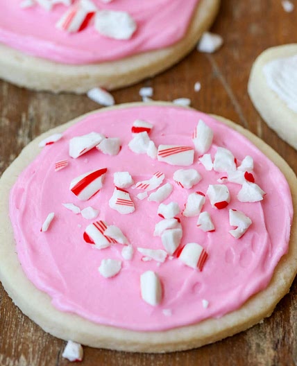 Peppermint Sugar Cookies