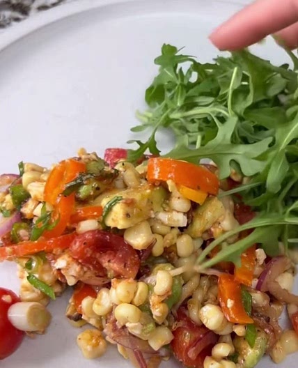 Grilled Corn Salad