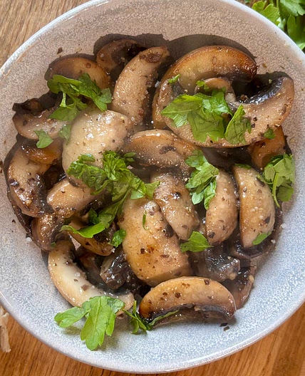Air Fryer Mushrooms