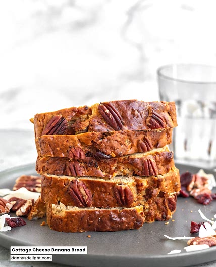 Cottage Cheese Banana Bread