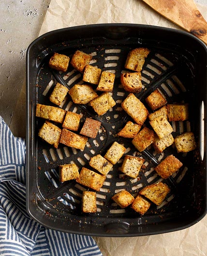 Homemade Air Fryer Croutons