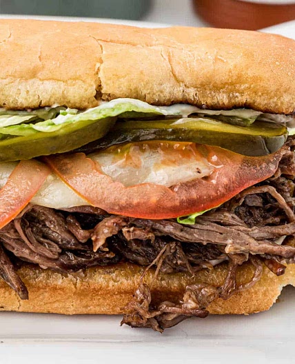 Hearty Roast Beef Po Boy