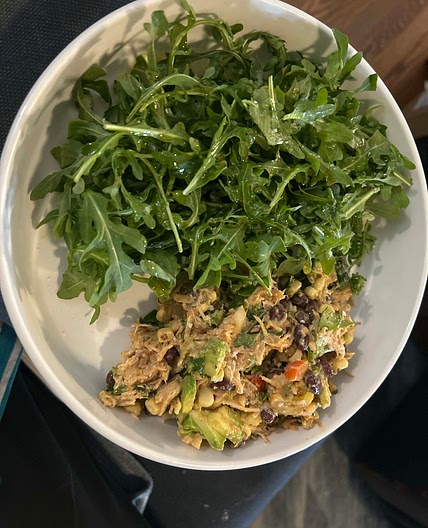 Seven Layer Dip Chicken Salad