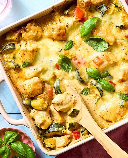 Chicken & Zucchini Casserole