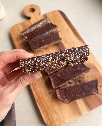 Puffed Quinoa Chocolate Bars