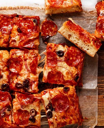 Lunchbox pizza bread (quick)