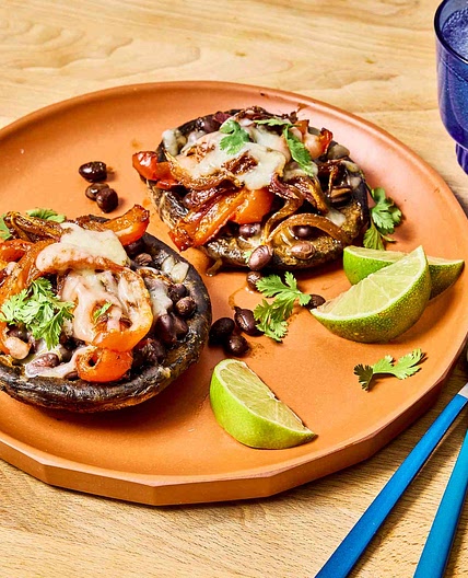 Fajita-Stuffed Portobello Mushrooms