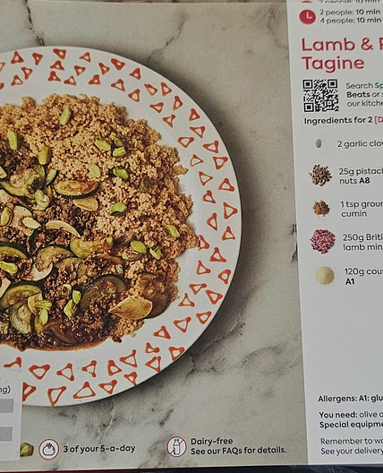 Lamb & Pistachio Tagine