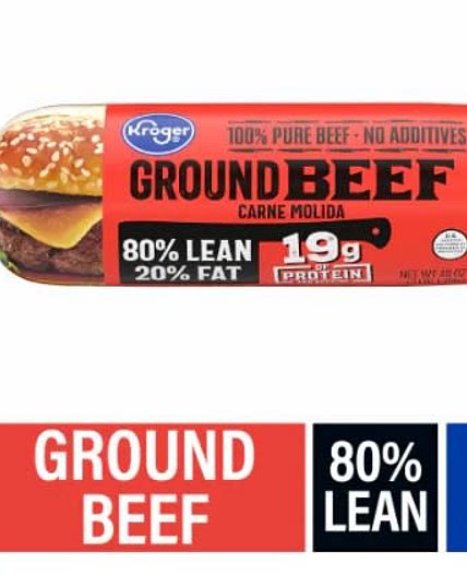Malveo 80% Lean 20% Fat Ground Beef Kroger