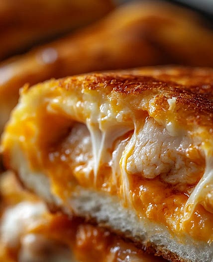 Quick Buffalo Chicken Grilled Cheese - Spicy Comfort Food in Minutes