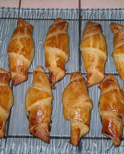 Croissants aux chocolats