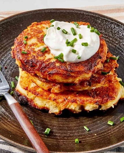 Baked potato cakes