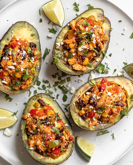 Easy Chicken Stuffed Avocado 