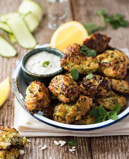 Greek Zucchini Tots