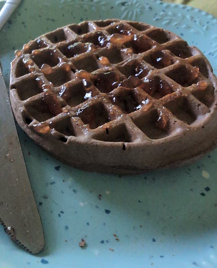 Chocolate Protein Waffles