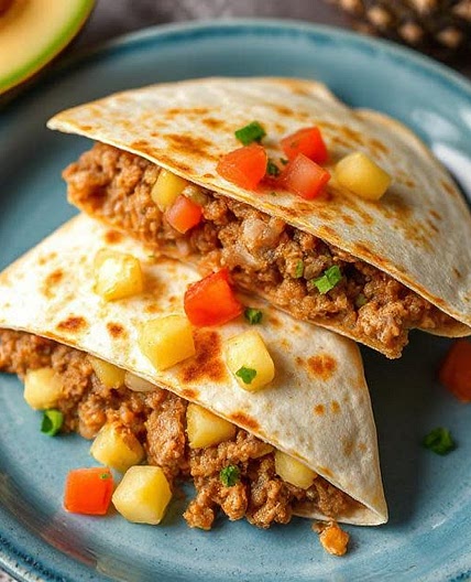 Al Pastor Pork Quesadillas