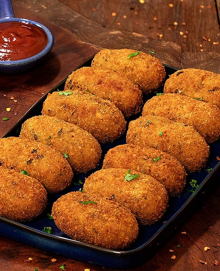Chilli Garlic Potato Bites