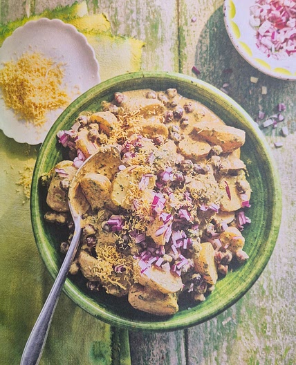 Allo & Black Gram Chaat