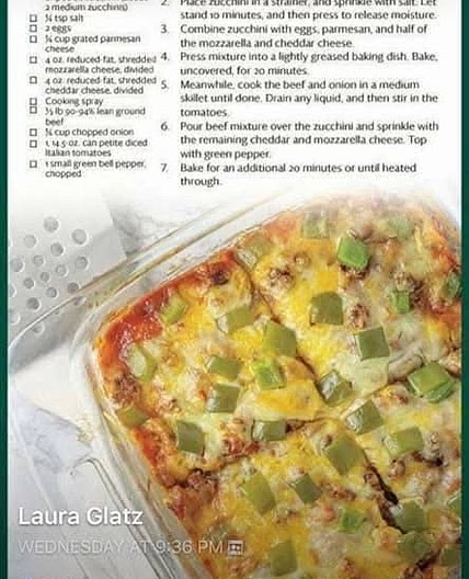 Zucchini Pizza Casserole