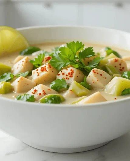 Coconut Lime Fish Soup