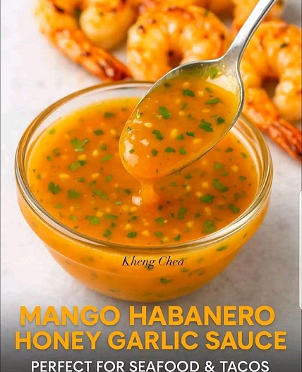 Mango habanero honey garlic sauce 