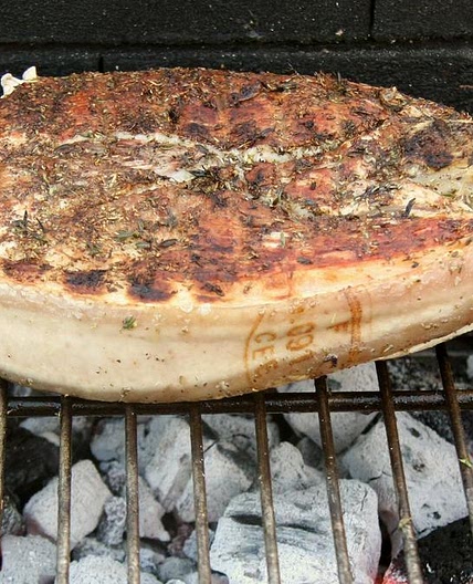 Rouelle au barbecue