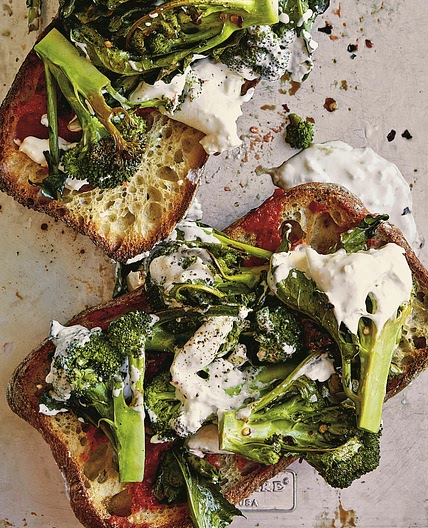 Broccolini, Balsamic, Burrata, Amen