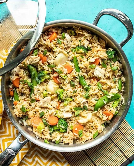 One Pot Teriyaki Chicken and Rice